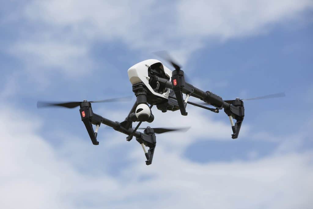 uav drone flying